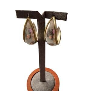 925 Sterling Silver SU Mexico Hoop Earrings